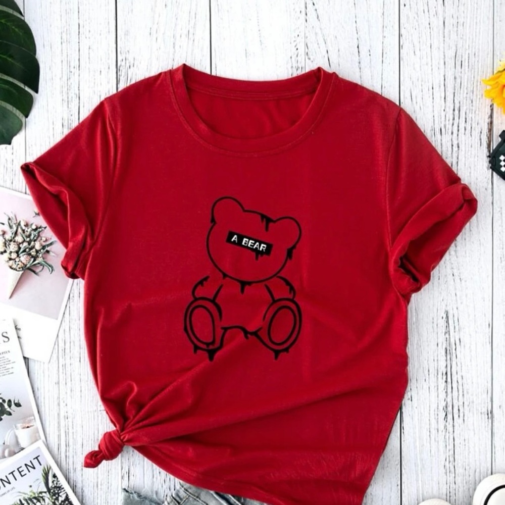 SHEIN Cartoon and Letter Graphic Tee